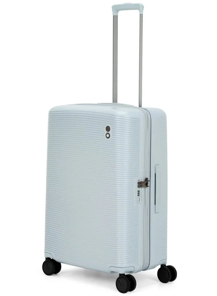Echolac Light Blue Ultima 67 Cm Hardside 4-Double Wheeled Expandable Check-In Luggage Trolley - Light Blue  | Best Price UAE